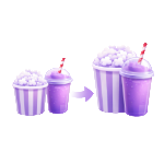 Gift and star icon
