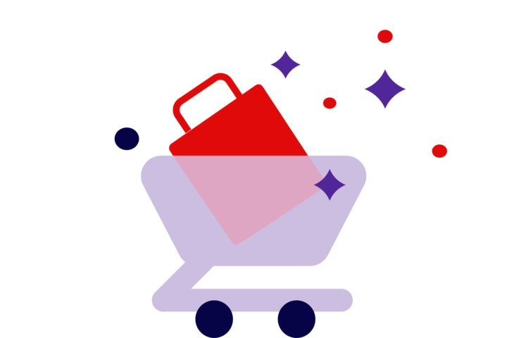 Illustration of a shopping cart