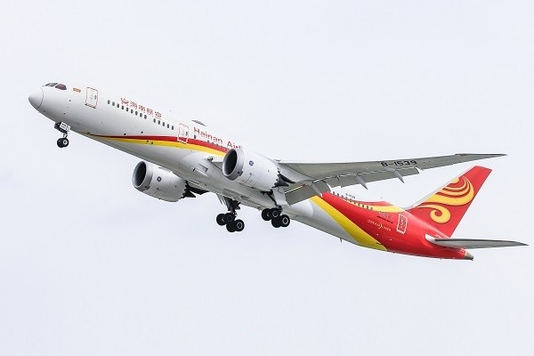 Image of a Hainan Airlines aircraft